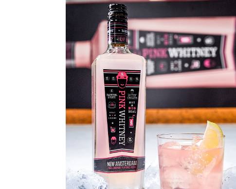 Order New Amsterdam PINK WHITNEY, 750mL vodka (30.0% ABV) food online from Golden Ox Liquors store, Saint Augustine on bringmethat.com