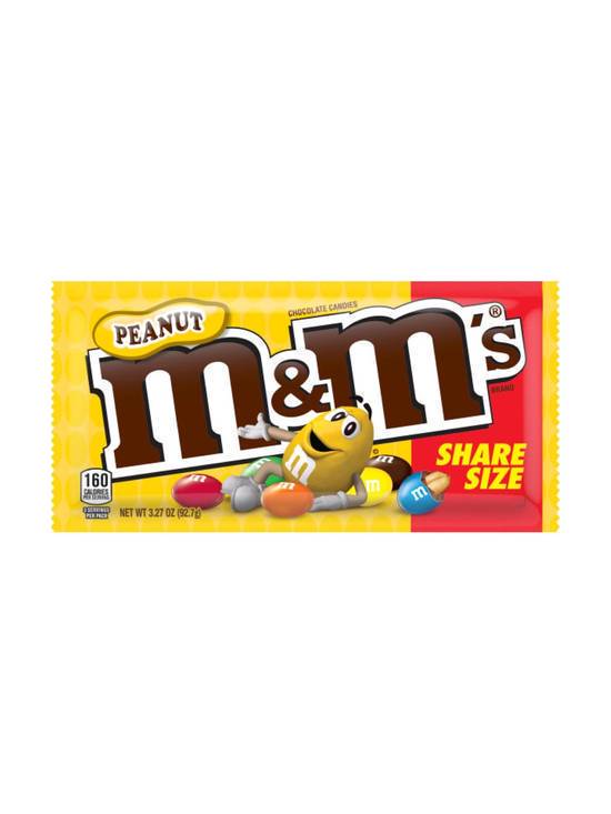 Order M&M Peanut King Size 3 OZ food online from Chevron Extramile store, San Francisco on bringmethat.com