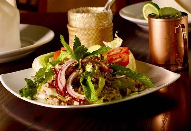 Order Laab Kai food online from Bangkok Thai Restaurant store, Spokane on bringmethat.com