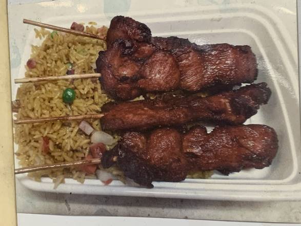 Order C.几串Chicken Teriyaki Combo food online from China Dragon store, Tampa on bringmethat.com