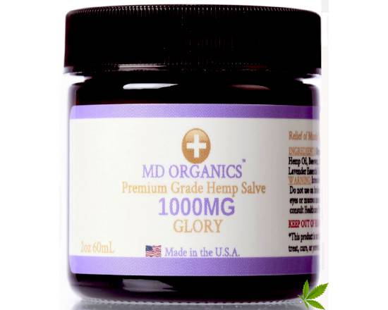 Order 1000mg (2oz.) "Glory" Premium Grade Salve food online from Md Organics store, Boca Raton on bringmethat.com