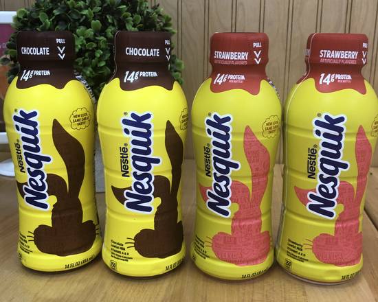 Order Nesquik Low Fat Milk 14fl oz food online from Sonny Donuts store, Corinth on bringmethat.com