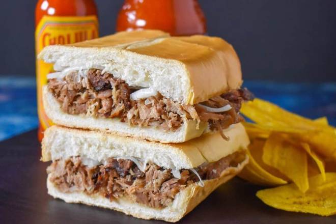 Order Pan con Lechon food online from Miami Bakery Cafe store, Miami on bringmethat.com