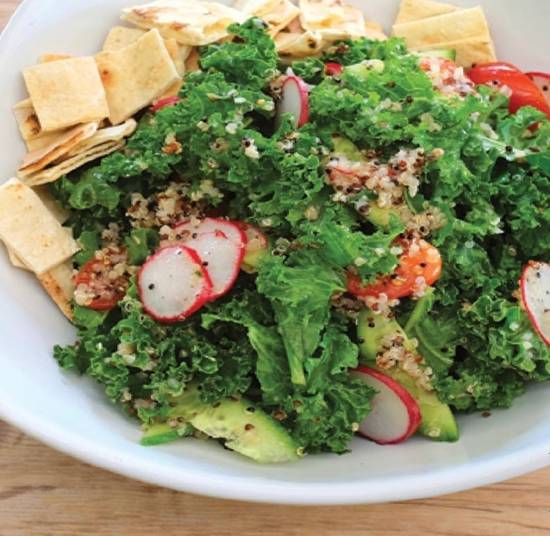 Order Mediterranean Kale & Quinoa Salad food online from Zest Grill House store, Sun Valley on bringmethat.com