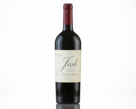 Order Josh Cellars Cabernet Sauvignon, 750mL red wine (13.5% ABV) food online from Golden Ox Liquors store, Saint Augustine on bringmethat.com