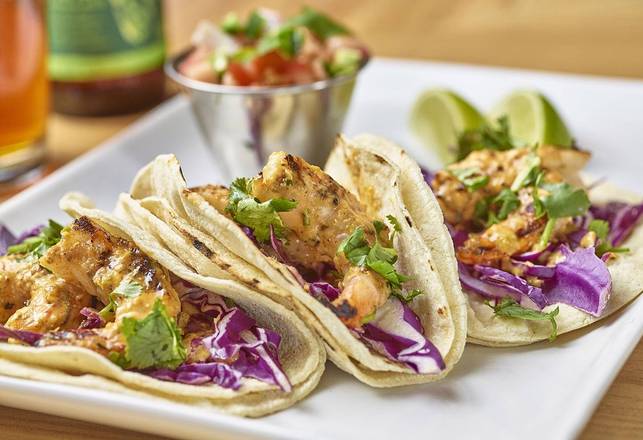 Order Shrimp Tacos food online from HS Green store, Houston on bringmethat.com