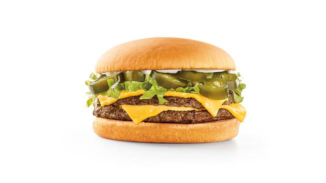 Order SuperSONIC® Jalapeño Double Cheeseburger food online from Sonic store, Kernersville on bringmethat.com