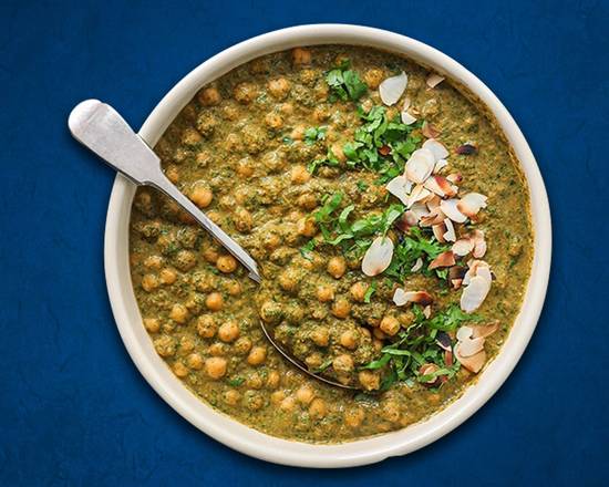 Order Spinach Chana Saag (Vegan) food online from Indian Vegan Experiment store, Ocean on bringmethat.com
