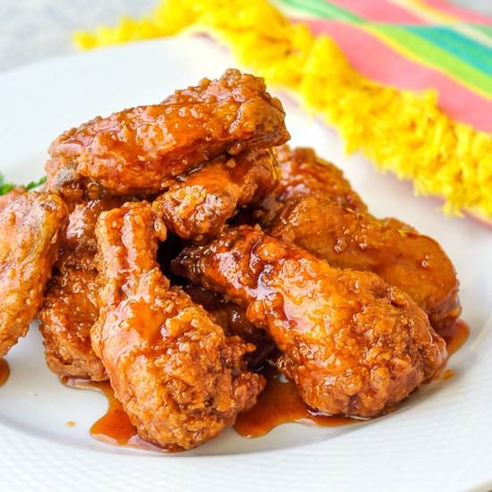 Order A4. BBQ Sauce Wings food online from Excel Chinese Restaurant store, South Chesterfield on bringmethat.com