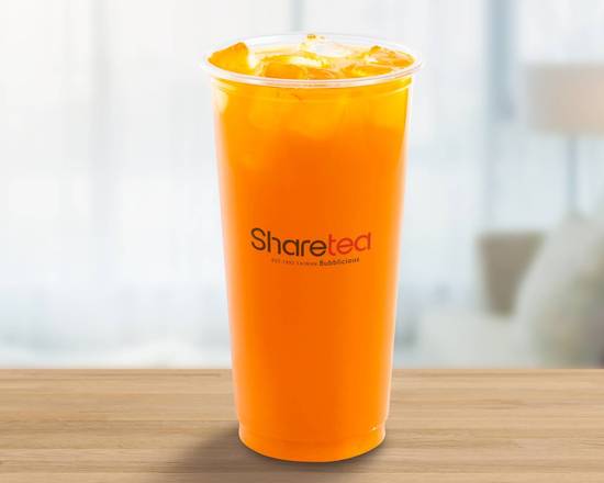 Order Mango Green Tea food online from Sharetea store, Fountain Valley on bringmethat.com