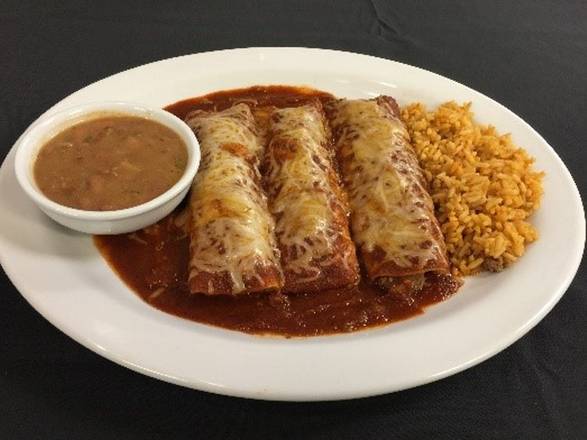 Order Beef Enchiladas food online from Hacienda Colorado store, Denver on bringmethat.com