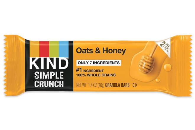 Order KIND Protein Bar Oats N Honey  food online from Fresko Market store, Miami on bringmethat.com