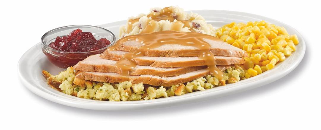 Order Homestyle Turkey Dinner food online from Friendly store, Johnstown on bringmethat.com