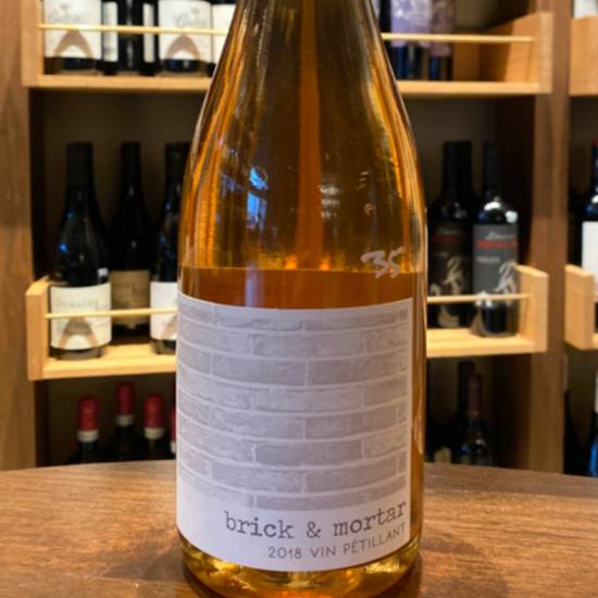 Order 2020 Brick and Mortar Vin Petillant (Pet Nat - Pinot/Chard blend) Sonoma Valley, CA food online from Resolute Wine Shop store, San Francisco on bringmethat.com