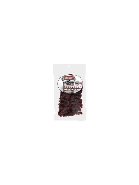 Order Old Trapper Peppered Beef Jerky 10 OZ food online from Chevron Extramile store, San Francisco on bringmethat.com