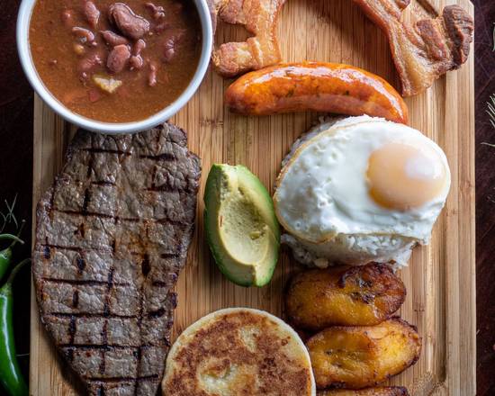 Order Bandeja Paisa food online from La Parrilla Latin Food Llc store, Chicago on bringmethat.com