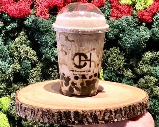 Order Hojicha Milk Tea food online from Oh Dessert Cafe store, SF on bringmethat.com