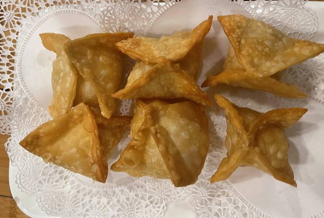 Order Crab Rangoon (6 pcs) Appetizer  food online from Koi Sushi Bar and Asian Cuisine store, Biddeford on bringmethat.com