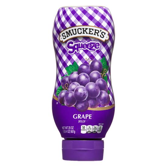 Order Smucker's Squeeze Grape Jelly 20oz food online from Everyday Needs by Gopuff store, Tampa on bringmethat.com