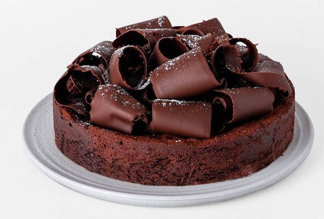 Order 9" Flourless Chocolate Cake  food online from Sweet Lady Jane Bakery store, Santa Monica on bringmethat.com
