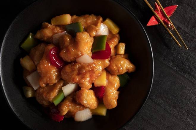 Order Sweet & Sour Chicken food online from P.F. Chang's store, Baton Rouge on bringmethat.com