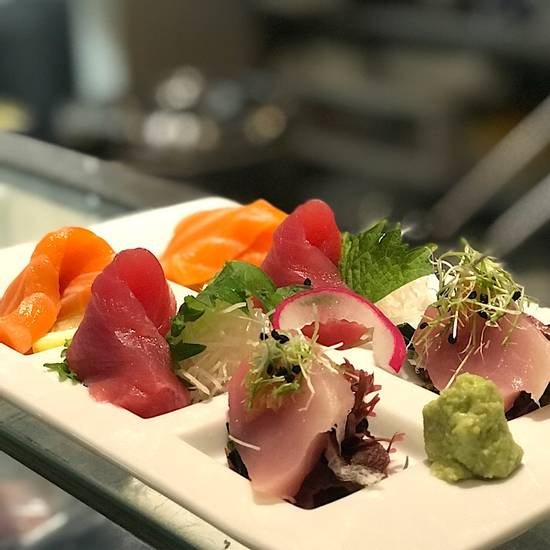 Order Sashimi Trio food online from K-ZO Restaurant store, Culver City on bringmethat.com