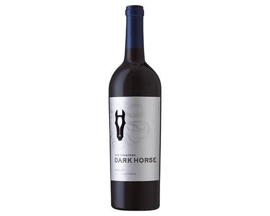 Order Dark Horse Merlot, 750mL red wine (14.5% ABV) food online from Bellerose Wines & Liquor store, Queens on bringmethat.com