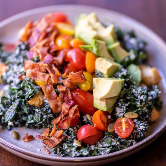 Order Cobb Style Kale food online from Haven Craft Kitchen + Bar store, Orange on bringmethat.com