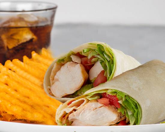 Order Classic Chicken Wrap Meal food online from Wings Over store, Athens on bringmethat.com