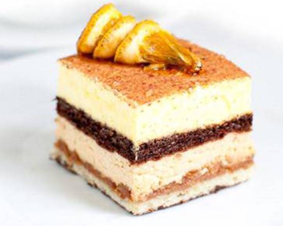 Order Le Craquelin (Orange Mousse) (Individual) food online from Belle Pastry store, Bellevue on bringmethat.com