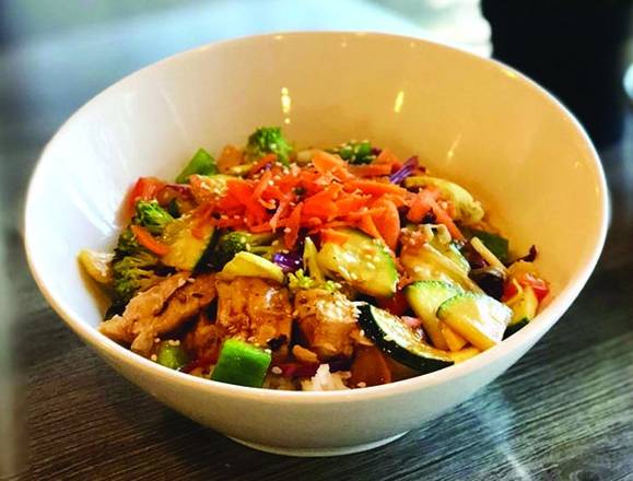 Order CHICKEN TERIYAKI BOWL food online from Agave Coffee & Cafe store, Chula Vista on bringmethat.com