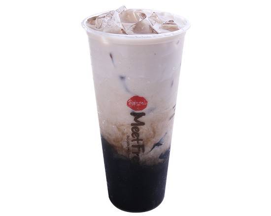 Order Fresh Milk & Grass Jelly Herbal Tea food online from Meet Fresh store, San Mateo on bringmethat.com