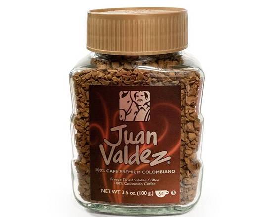 Order Juan Valdez  dried soluble coffee 3.5 Oz  food online from Fresko Market store, Miami on bringmethat.com