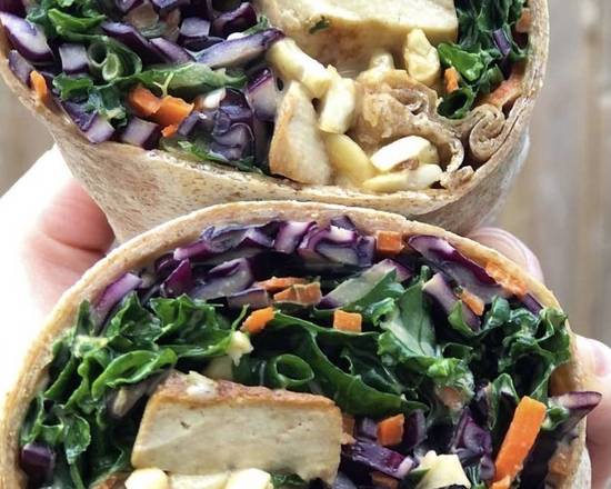 Order Sesame Kale Wrap food online from Greens & Grains Shrewsbury store, Shrewsbury on bringmethat.com