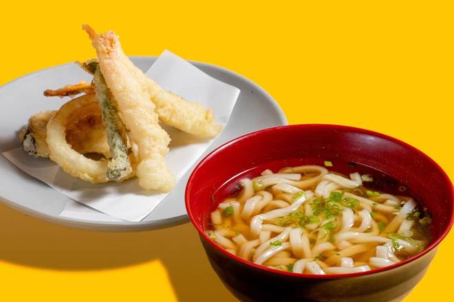 Order TEMPURA UDON food online from Moshi Moshi store, Miami on bringmethat.com