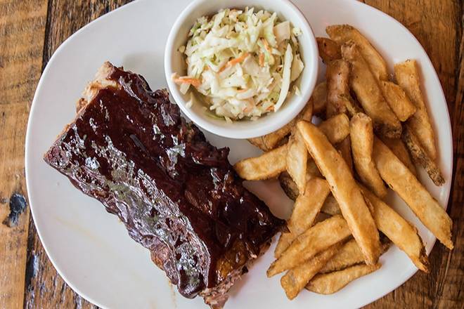 Order Carolina Baby Back Ribs (Half Rack) food online from Carolina Ale House store, Jacksonville on bringmethat.com