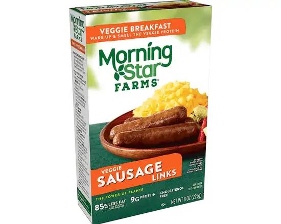 Order Morning Star Veggie Sausage Links 8 Oz food online from Fresko Market store, Miami on bringmethat.com