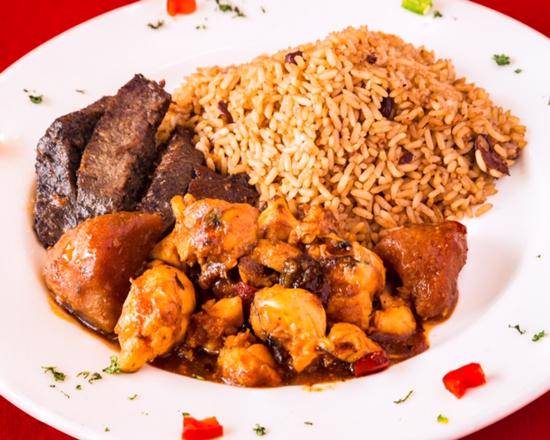 Order Jerk Steak and Lobster Combination food online from Jerk Pit Tampa store, Tampa on bringmethat.com