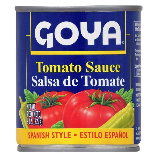 Order Goya Tomato Sauce Spanish Style 8oz food online from Everyday Needs by Gopuff store, Tampa on bringmethat.com