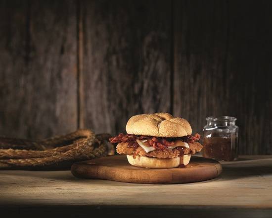Order Gold Rush Chicken Sandwich food online from Roy Rogers store, Solomons on bringmethat.com