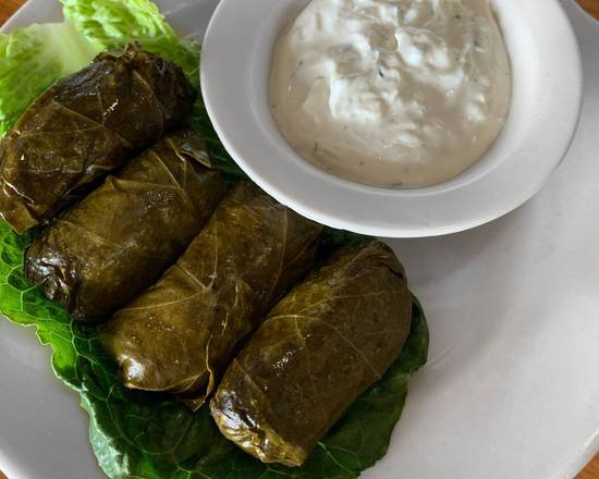 Order Dolmathes (Stuffed Grape Leaves) food online from Zachary's Restaurant store, Cape Canaveral on bringmethat.com