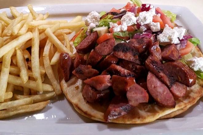 Order Loukaniko Gyro food online from Marx Cafe store, Washington on bringmethat.com