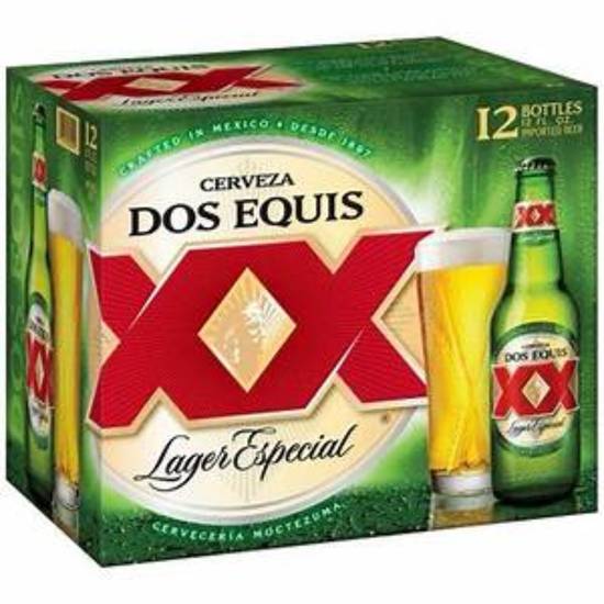 Order DOS EQUIS LAGER ESPECIAL 12PK-12OZ BTLS food online from Rocky Liquor store, Claremont on bringmethat.com