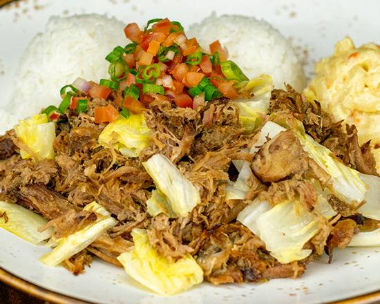 Order Kalua Pork and Cabbage Plate food online from 9th Island Grill store, Henderson on bringmethat.com
