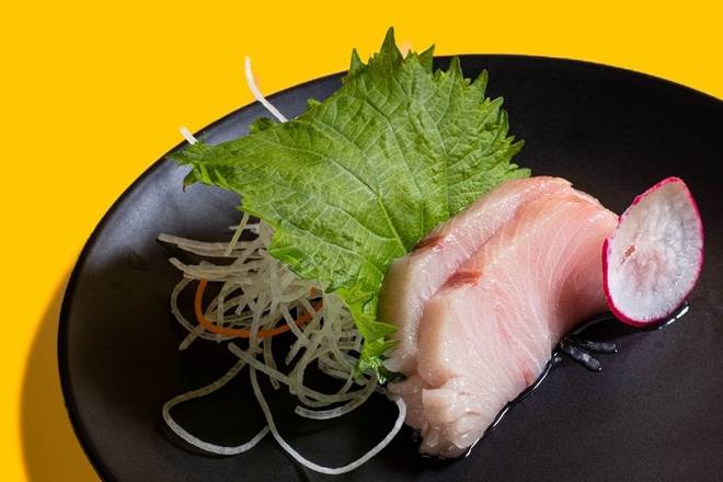 Order *YELLOWTAIL SASHIMI  (2PCS) food online from Moshi Moshi store, Miami on bringmethat.com