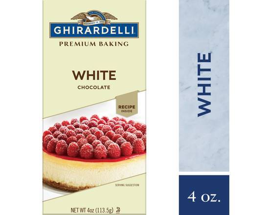 Order Ghradelli Premium Baking White Chocolate 4oz  food online from Fresko Market store, Miami on bringmethat.com