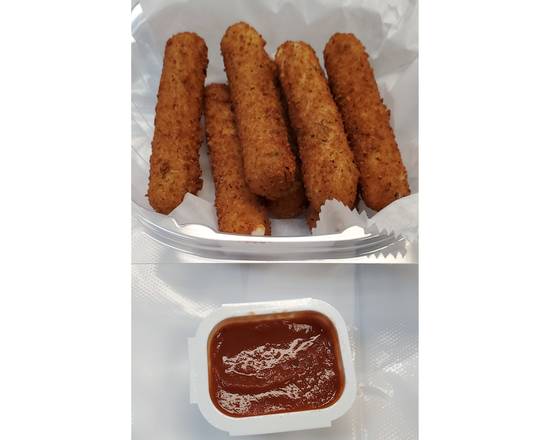 Order 9 pieces Mozzarella fries can soda food online from Crown Fried Chicken store, Mount Vernon on bringmethat.com