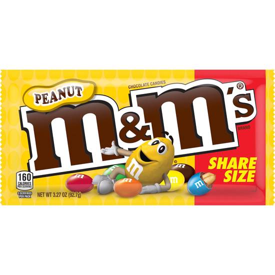 Order M&M's Peanut Milk Chocolate Candy Sharing Size, 3.27 OZ food online from Cvs store, LINCOLN on bringmethat.com