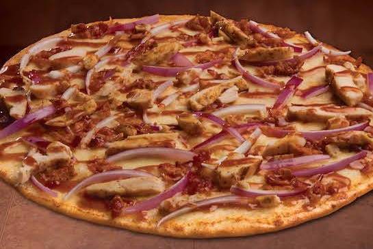 Order Small Barbeque Chicken Specialty Pizza food online from Hungry Howie'S store, Dunedin on bringmethat.com