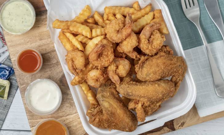 Order Wings & Shrimp food online from J Lemon Pepper Fish & Chicken store, Jacksonville on bringmethat.com
